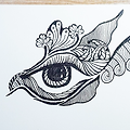 Zentangle(젠탱글) 아트_ '눈'(Eye) 그리기