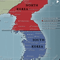 한국전쟁때 북한과 남한 영토
