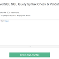 EverSQL SQL Query Syntax Check - SQL 문법이 맞는지 미리 검사하자
