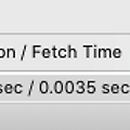 MySQL Duration / Fetch Time (지속 시간 및 가져 오기 시간)