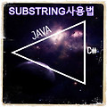 [C#, JAVA]Substring 사용법(문자열 자르기)