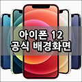 아이폰 12 공식 배경화면 다운로드