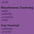 [jQuery] Traversing