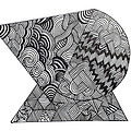 Zentangle(젠탱글) 패턴 '모양'(Shapes) 그리기