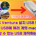 1개의 USB 디스크에 여러 개의 macOS 설치 USB 디스크 만드는 방법