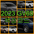 2023 GV60 색상코드(컬러코드) 확인하고 자동차 붓펜(카페인트) 구매하기