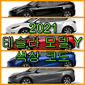 2021 테슬라 모델 Y 색상 코드(컬러코드) 및 자동차 붓펜(카페인트) 파는 곳