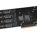 21개의 M.2 SSD를 탑재할 수 있는 놀라운 PCIe 스토리지 카드 , Apex Storage X21