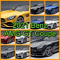 2021 벤츠 AMG GT Coupe 색상코드(컬러코드) 확인하고 12가지 자동차 붓펜(카페인트) 구매하는 법