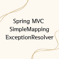 Spring MVC SimpleMappingExceptionResolver 간단한 에러처리