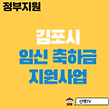 [김포] 임신축하금 지원사업 (임신당 50만원)