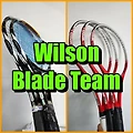 [테니스라켓 도색] 윌슨 블레이드 팀 유광 레드, 화이트 색상으로 도색