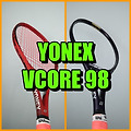 [테니스라켓 도색] 요넥스 브이코어 98 유광 바이올렛 색상으로 커스텀