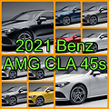 2021 벤츠 AMG CLA 45S 색상코드(컬러코드) 확인하고 11가지 자동차 붓펜(카페인트) 구매하는 법