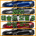 2021 테슬라 모델 S 색상 코드(컬러코드) 및 자동차 붓펜(카페인트) 파는 곳