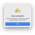 Mac 확장프로그램 NewFileMenu 오류잡기