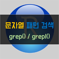 [R] 문자열에서 패턴 검색하기 (feat. grep, grepl)