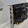 MSI, 컴퓨텍스 에서 USB4 100W 급 PCIe 확장 카드 MS-4489 공개