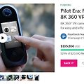 8K 360도 VR 영상 촬영 카메라 Pilot Era
