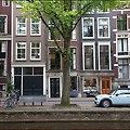 [네덜란드 #042] 암스테르담의 골동품 시장과 운하 풍경 스케치