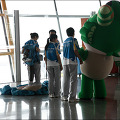 베이징 올림픽의 다양한 자원봉사자들..