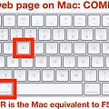 맥에서, 윈도우 'F5'와 같은 리프레시 기능을 하는 단축키는?