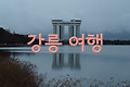 강릉 여행 - 오죽헌, 경포대, 눈 내리는 밤 바다