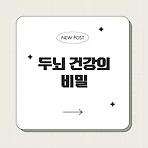 두뇌 건강 : 기억력을 높이는 생활 습관