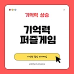 기억력 퍼즐 게임