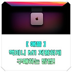 [애플] 맥미니 m1 저렴하게 구매하는 방법!