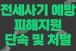 전세사기 예방하는 방법(피해지원, 단속, 처벌 등)