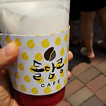 덕수궁 돌담콩 카페에서 딸기라떼 마시기♬