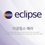 이클립스 The type java.lang.Object cannot be resolved. It is indirectly referenced from required .class files 에러