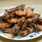 새우소금구이 먹었어요.. 집에서.