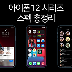 아이폰12 프로 맥스 vs 아이폰 프로 vs 아이폰12 vs 아이폰12 미니 스펙 비교