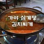 시청역 퍼시픽타워 가야삼계탕 김치찌개