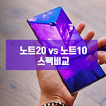 노트20 vs 노트20 울트라 vs 노트10 vs 노트10 플러스 스펙 비교