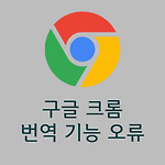 크롬 페이지를 번역할 수 없음 오류