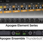 Apogee / Apogee Ensemble & Element 오디오 인터페이스는 Logic Pro X와 통합되어 레이턴시를 쉽게 제거