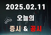 오늘의 증시 시황 (2025.02.11): 공시정보 및 상승테마 분석
