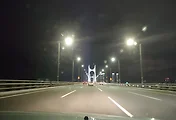 부산 광안대교 달리며 바라본 부산 야경
