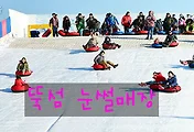겨울방학 가볼만한곳, 뚝섬 눈썰매장에서 눈썰매 타고 빙어도 잡는 겨울축제 어떠세요?