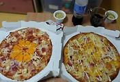 피자헛 메가크런치 메가더블세트 맛있네요(피자헛 할인)