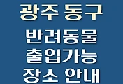 썸네일-광주 동구 강아지 출입 가능 식당, 카페, 펜션, 반려동물 동반 관람, 체험, 여행지 안내