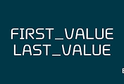 SQL 문법 | 추출 함수 | FIRST_VALUE LAST_VALUE