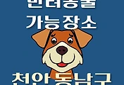 썸네일-천안 동남구 반려동물 애견 출입 가능 식당, 카페, 펜션, 강아지 동반 관람, 체험, 여행지 안내