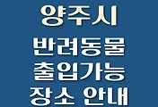 썸네일-양주시 강아지 출입 가능 식당, 카페, 펜션, 반려동물 동반 관람, 체험, 여행지 안내
