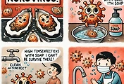 노로바이러스와 겨울, 봄철 ㅡ 식중독, 노로바이러스! 그냥 두면 큰일 납니다! ❄️🤒