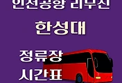 썸네일-한성대입구 인천공항 6011번 리무진 버스 정류장 안내