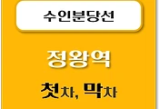 썸네일-수인분당선 정왕역 첫차, 막차 시간